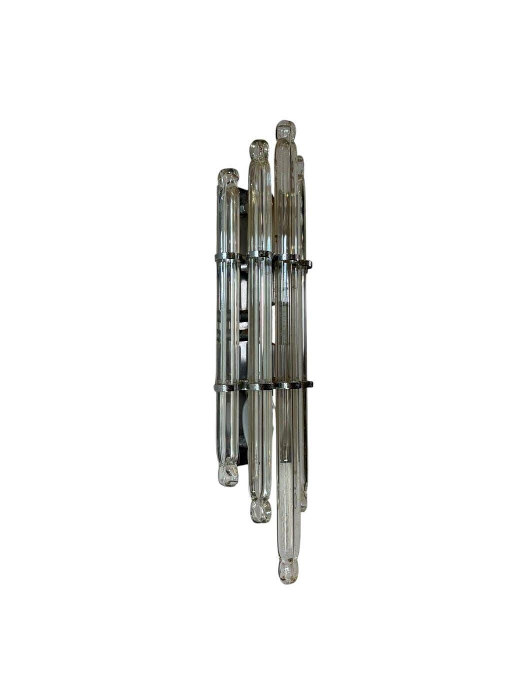 Vintage crystal wall sconce / KOLARZ Leuchten wall lamp