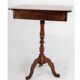 Side Table on a Mahogany Pillar from Around the Year 1850s