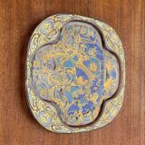 Limited edition German vintage Christmas wall plate by Bjørn Wiinblad for Rosenthal, 1978