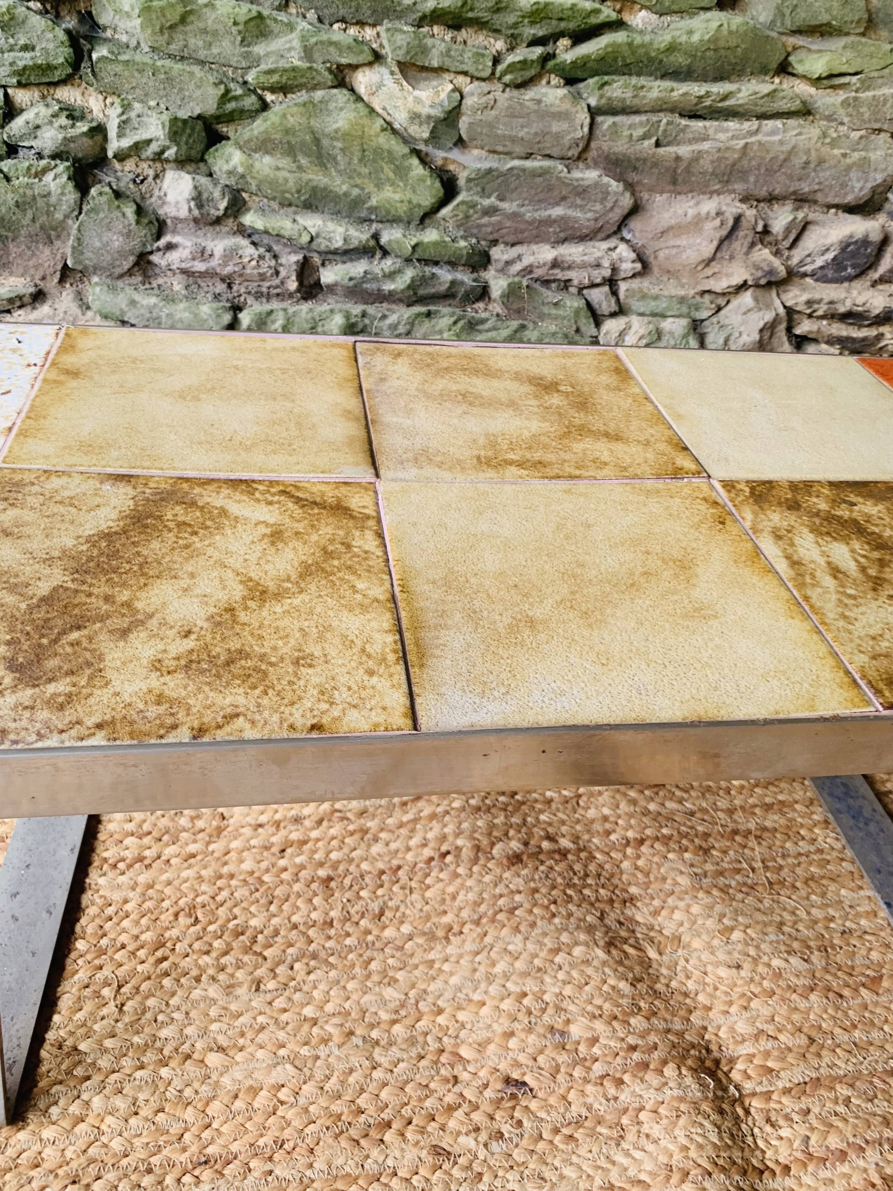 Vintage ceramic coffee table – 1970s