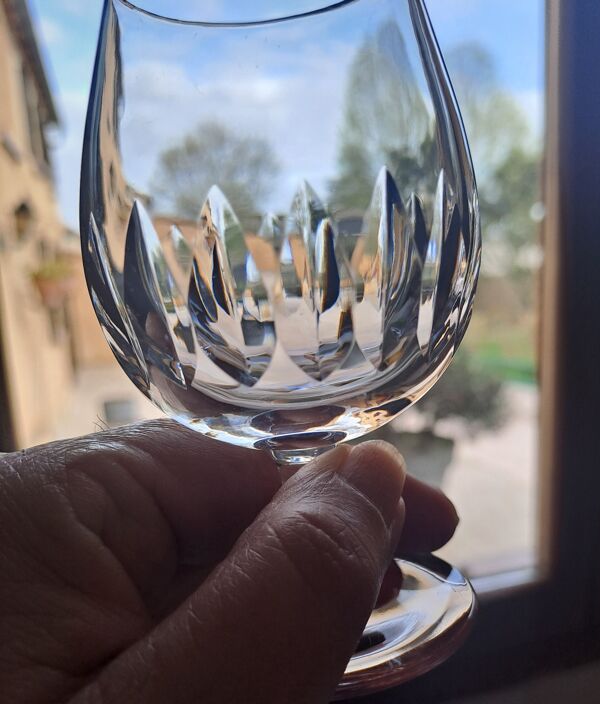 6 verres à cognac Bayel cristallerie Royale de Champagne