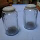 Lot of 2 old jars