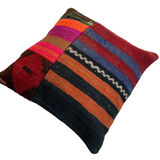 Vintage turkish kilim cushion cover 40 x 40 cm