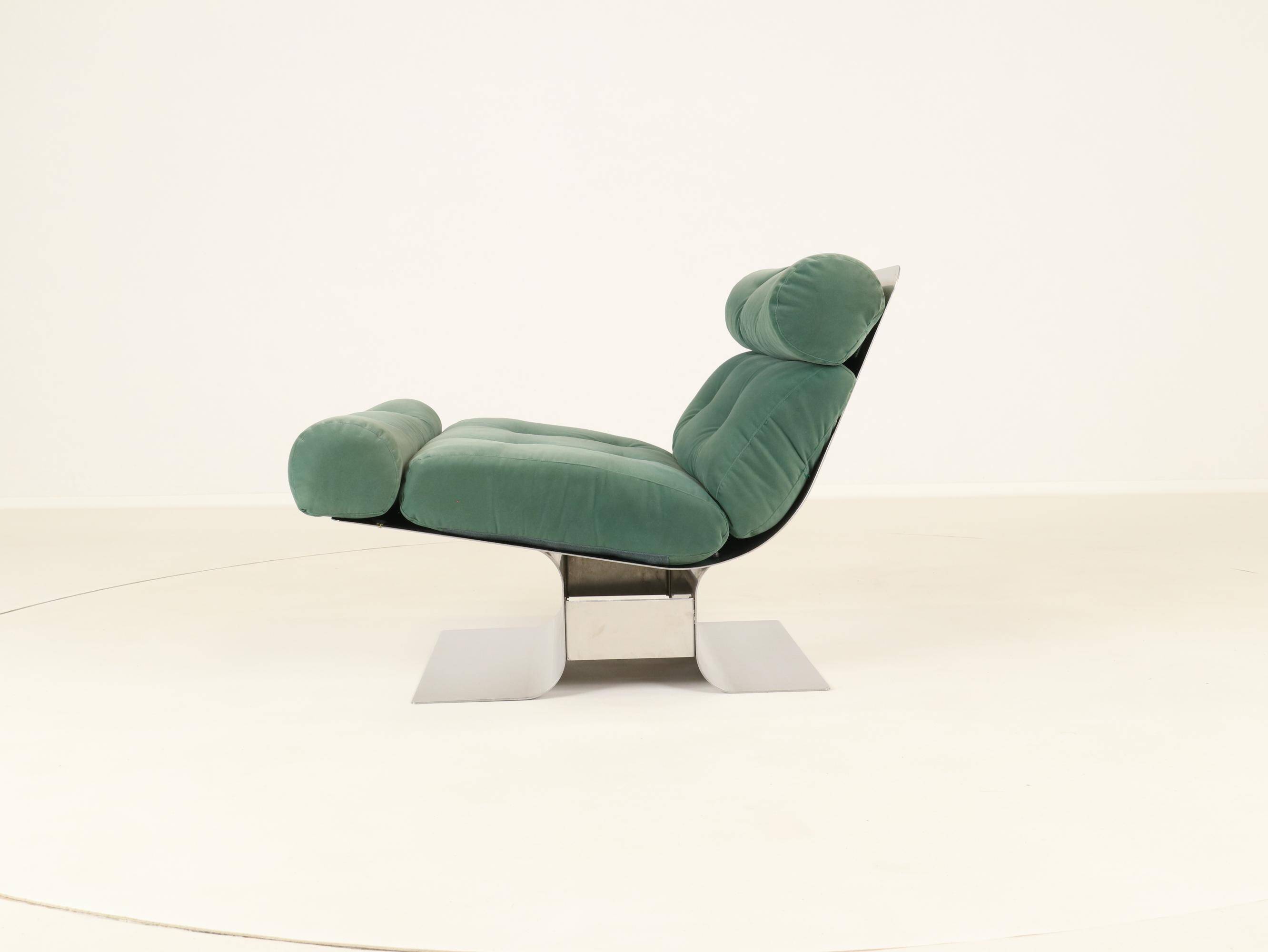 Rare Lounge Chair by François Monnet for Kappa, France, 1970s