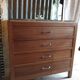 Commode en chêne et marbre