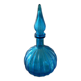 Carafe en verre d'Empoli, Italie 1960