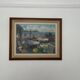 Mid Century Swedish Oil on Panel – “Boats in Port” by Eskil Skans