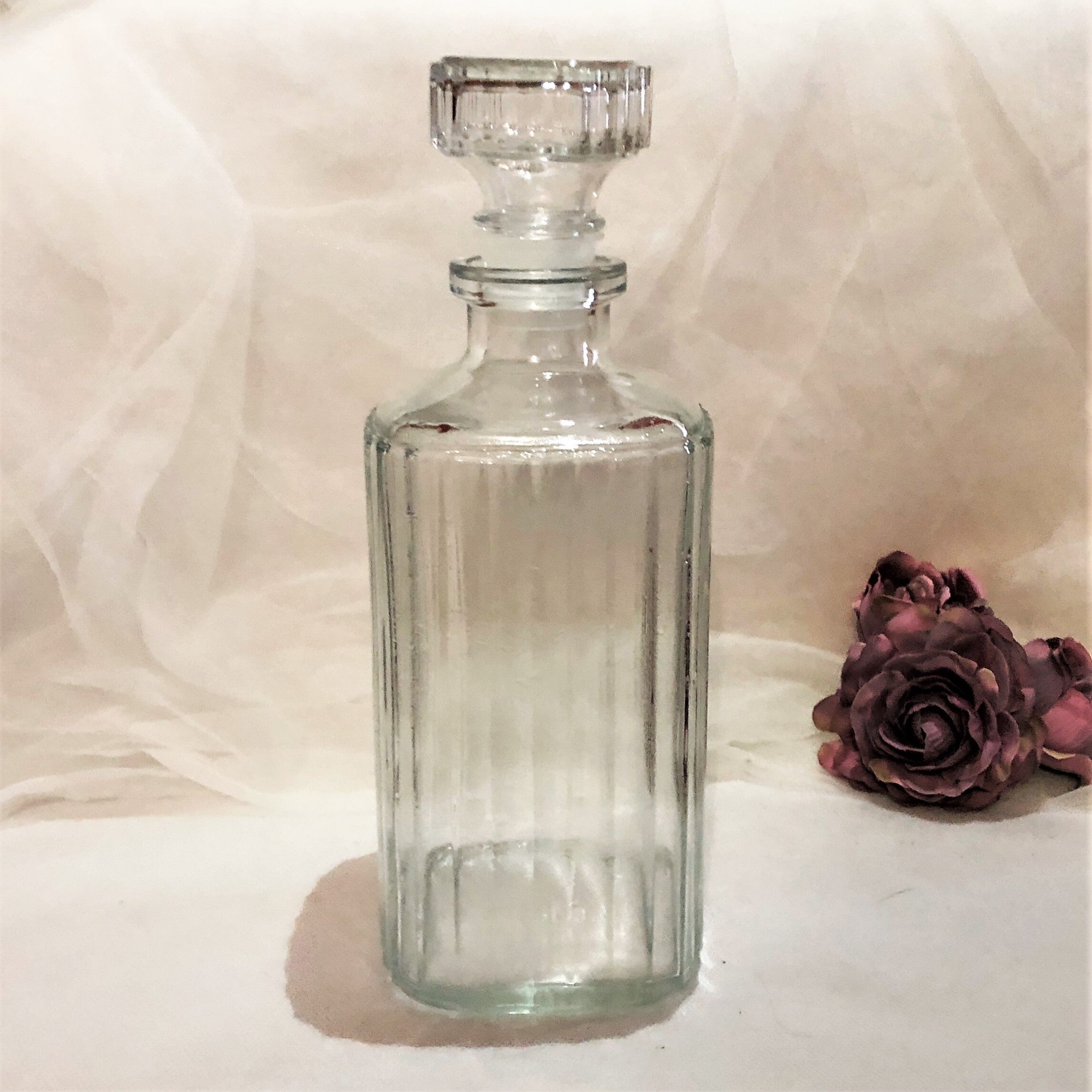 Whisky decanter or glass decanter retro France vintage style