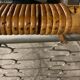 Rattan sofa bed AUDOUX MINNET 60s