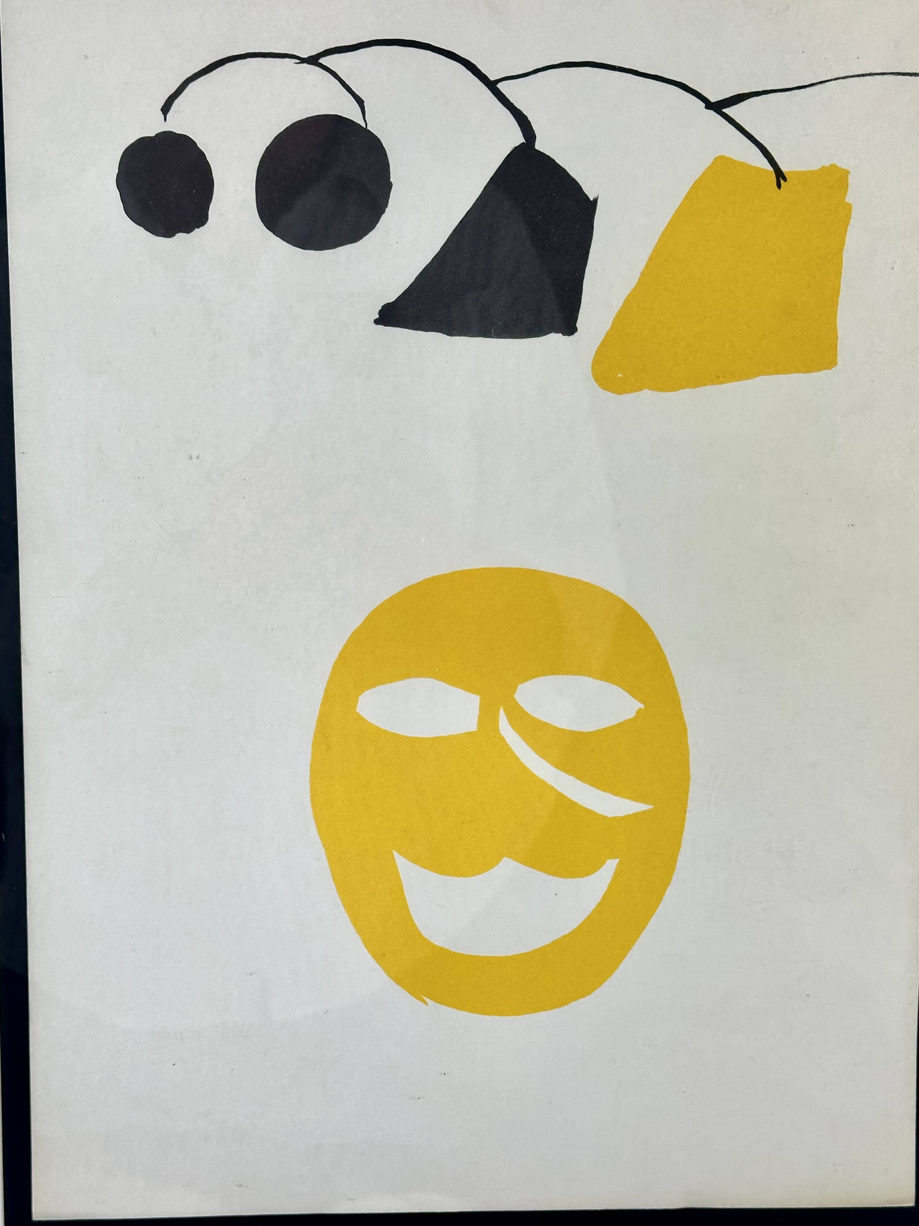 Two Lithographs Alexander CALDER - DLM Behind the Mirror - Maeght