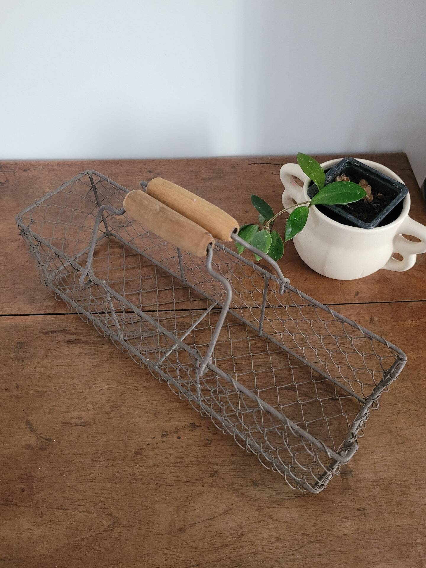 Wire mesh basket