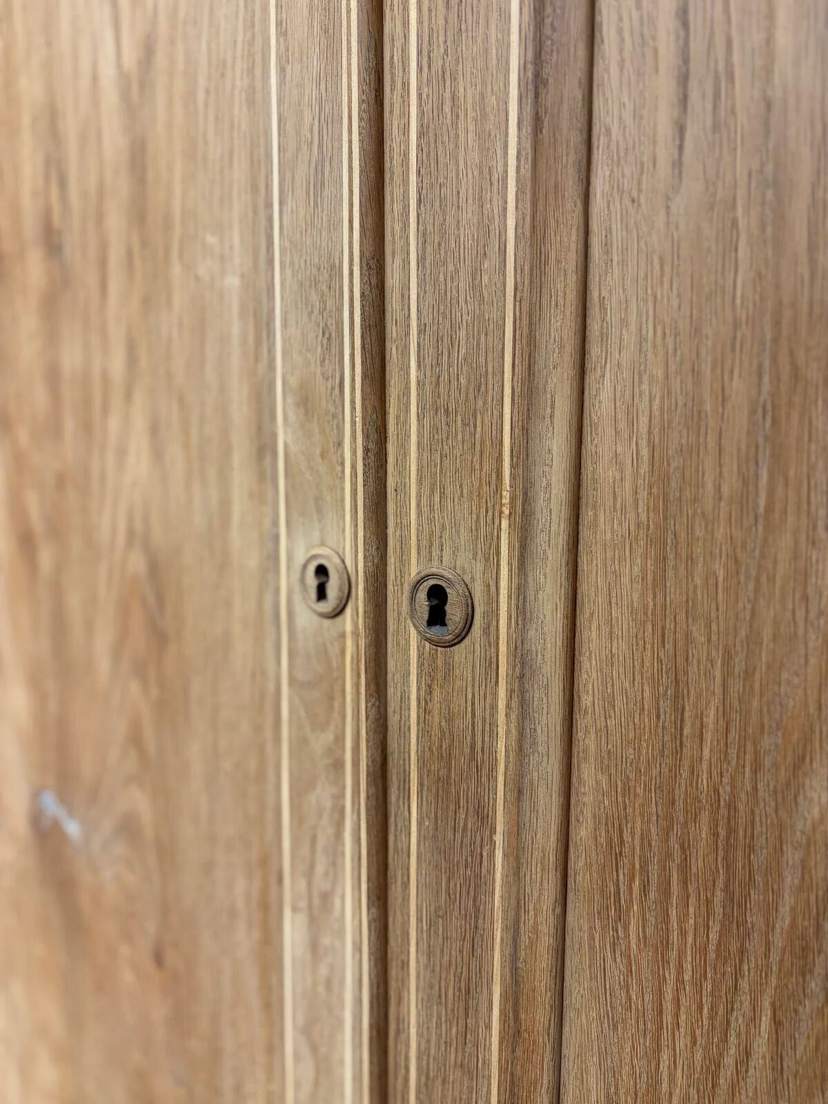 Solid oak wardrobe