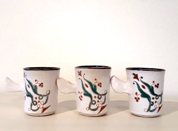 Moroccan portery tea service