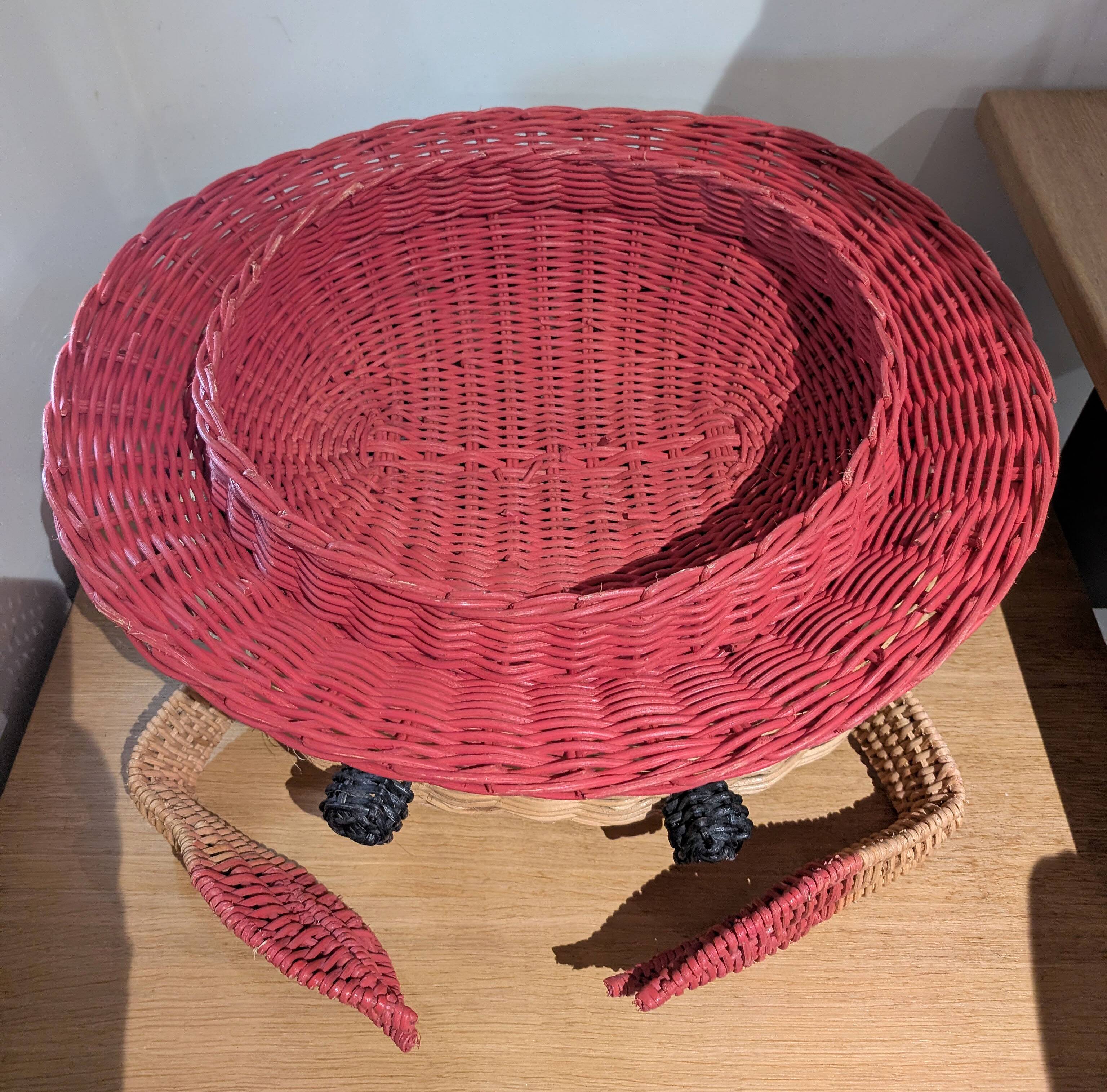 Grand Panier crabe en osier
