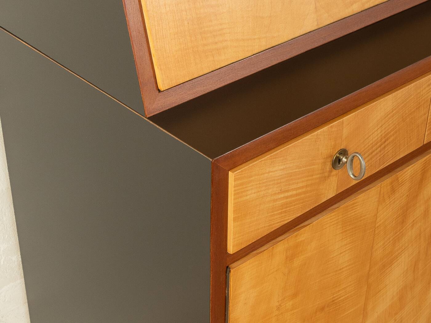 Classic secretary from the 1950s by Erich Stratmann for Oldenburger Möbelwerkstätten