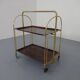 Vintage rosewood tea cart from Gerlinol, 1970s.