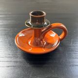 Earthenware candle holder