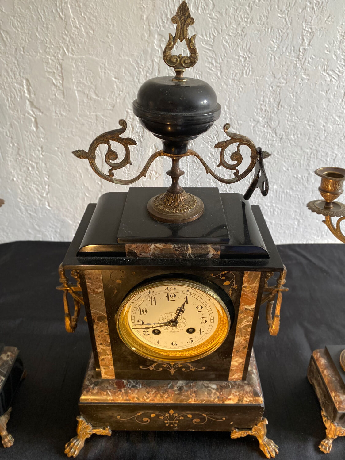 Dessus de cheminée 3 pièces époque Napoléon III