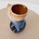Vintage twist vase in Vallauris style