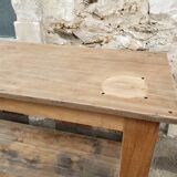 Etabli ou console chêne clair