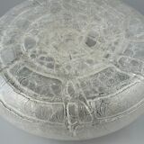 60s 70s ceiling lamp Plafoniere Ice Glass Doria Germany Space Age Design