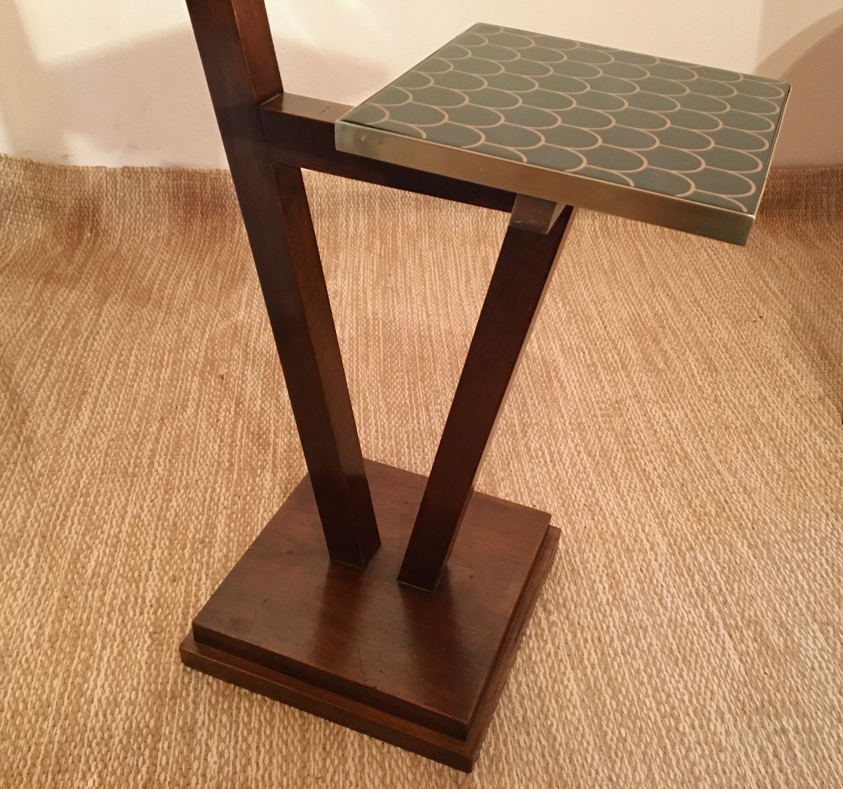 Modernist art deco saddle