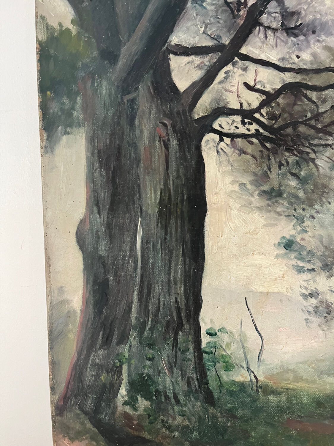 The clearing, oil on canvas "Memory of my brother Pierre 1898"