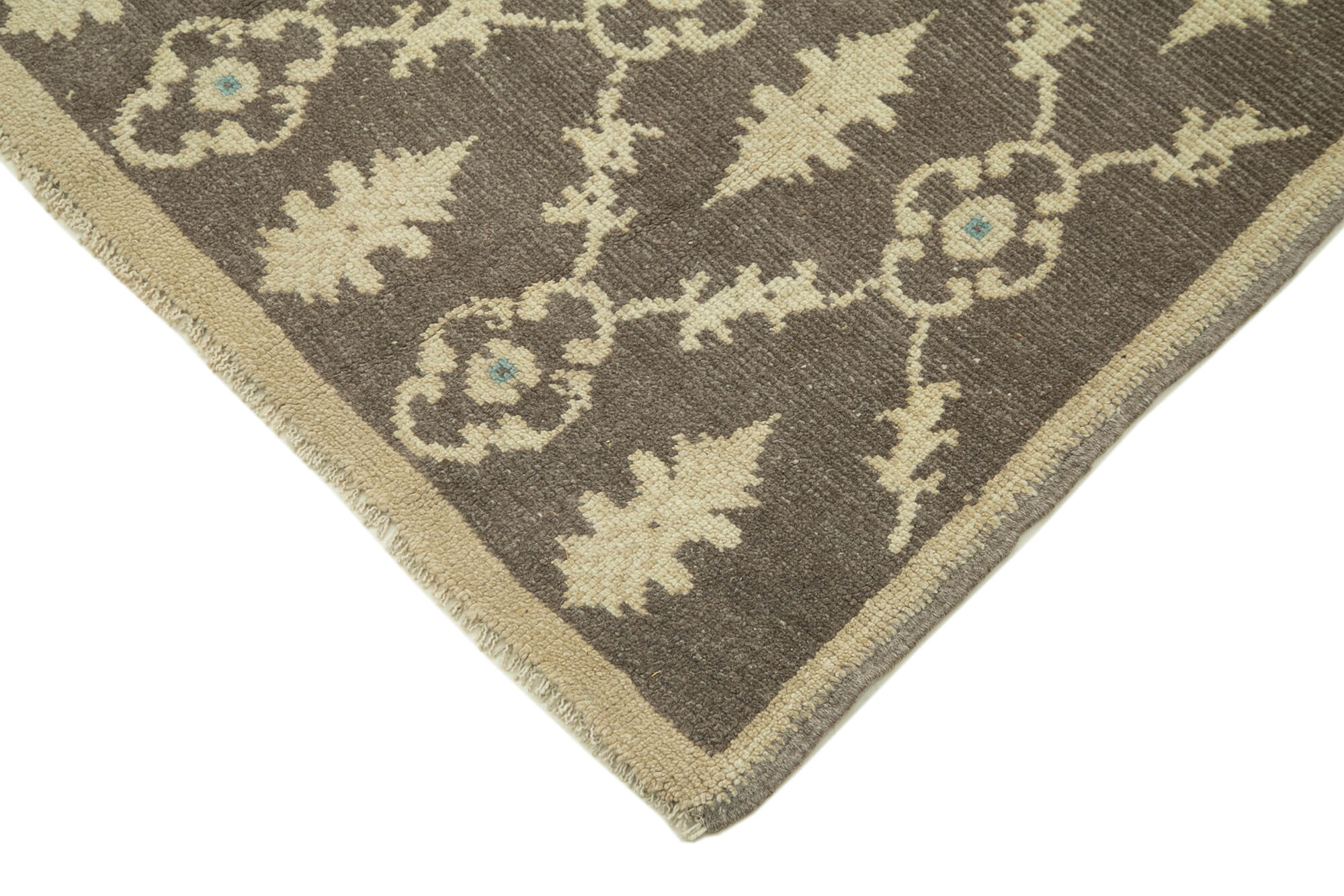 1970s Handwoven Vintage Anatolian Beige Rug 112 cm x 214 cm