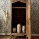 Armoire bonnetière en chêne (rénovée)