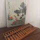 Vintage abacus made of light wood.