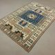 Old Turkish Kazak Rug Oriental 240x165 cm vintage carpet, Tribal Handwoven