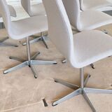 Set of 6 Oxford chairs by Fritz Hansen