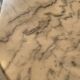 Vintage oval marble table