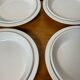 White and silver plates
