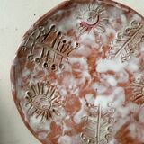 Pair of Vallauris ceramic dinner plates
