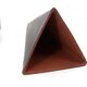 Black pyramid sculpture by Antonio Lampecco in ceramic, 1980s