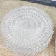 Set of 2 Erco ceiling lights from the 60s in diamond-tipped glass Diameter 35cm