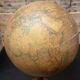 Globe terrestre antique allemand Dietrich Reimers Berlin 1920