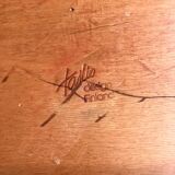 Finnish wooden plate, design by Eero Saarinen.