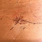 Plat en bois finlandais, design Eero Saarinen