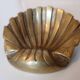 Bronze ring holder ashtray, signed, modernist vintage design shell