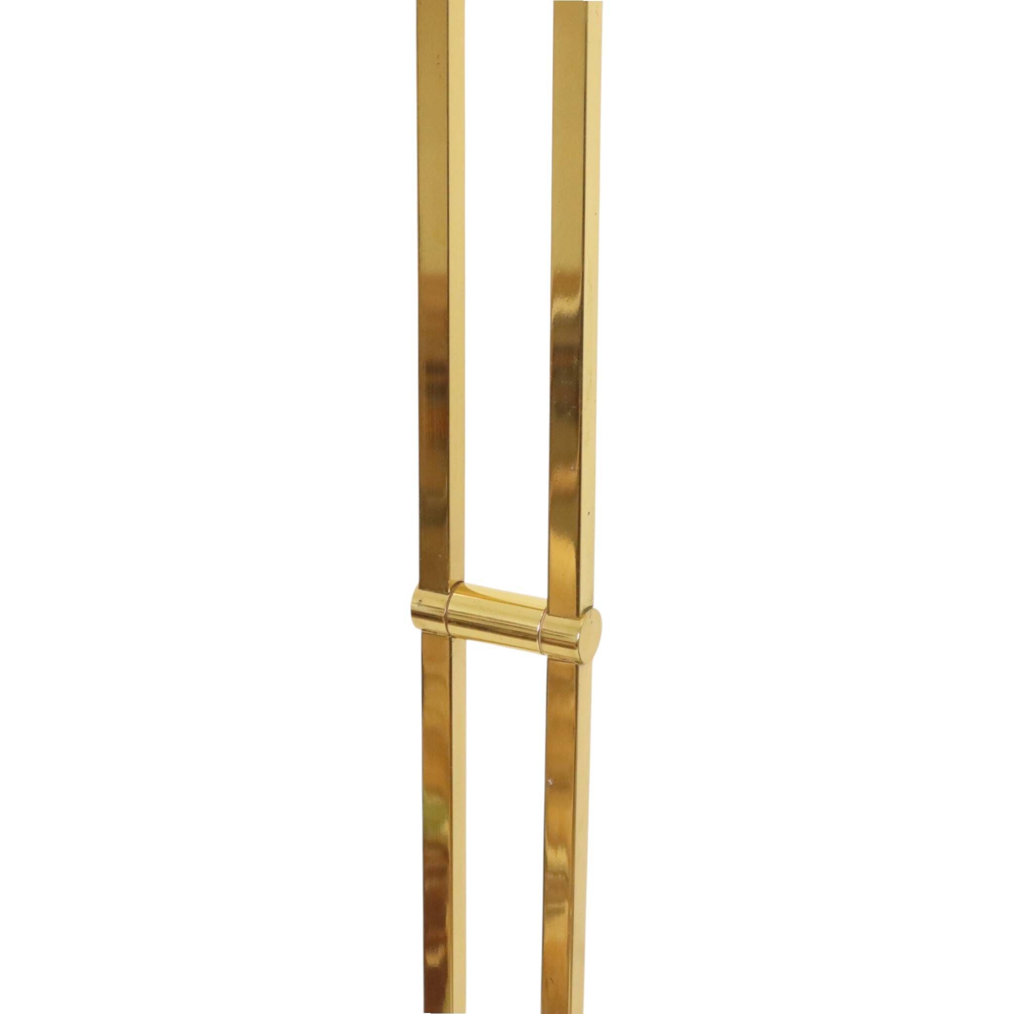 Gold Deknudt Floor Lamp, Willy Rizzo Design, Hollywood Regency