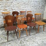 Set of 8 bistro chairs