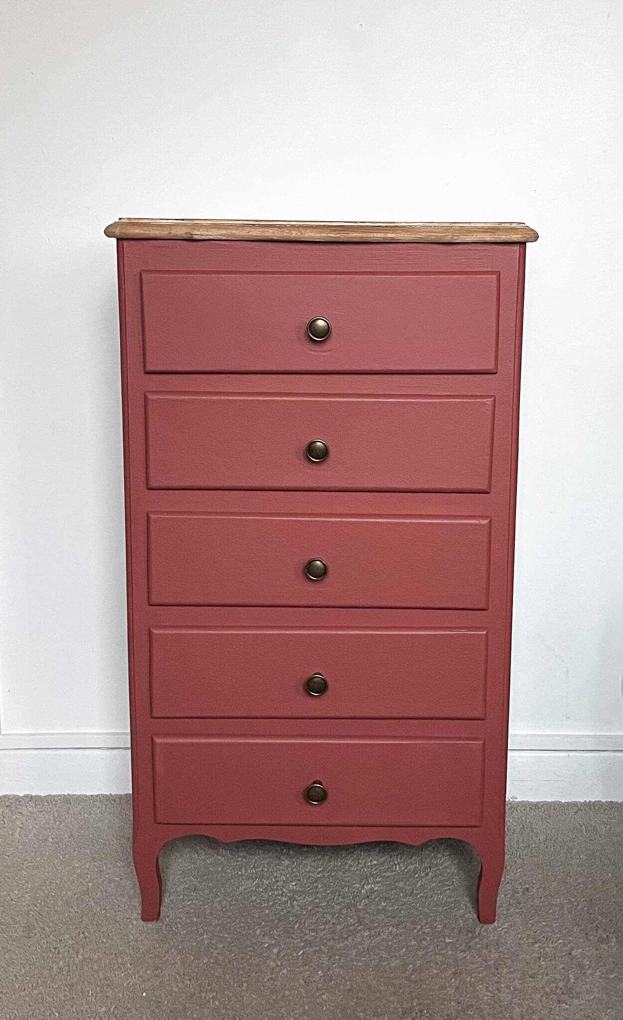 Vintage terracotta chiffonier weekly