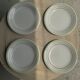Set of 12 green and pink Italian plates