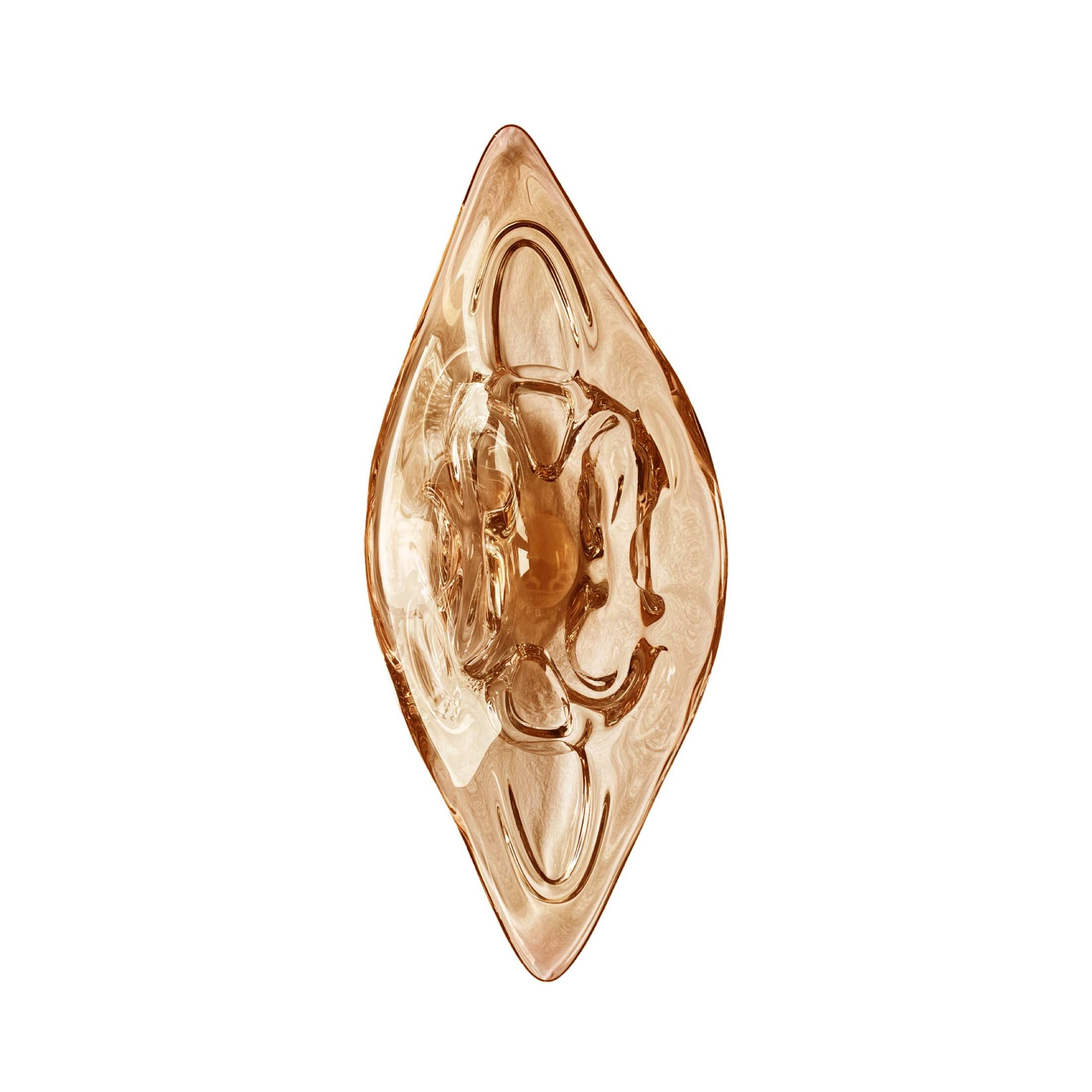 Large platter, designed by J. Hospodka, Chribska Sklarna, Czechoslovakia, 1