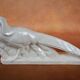 Art Deco pheasant in glazed earthenware by Louis Fontinelle - 1930s