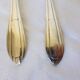 1 vintage silver plated soup spoon and fork