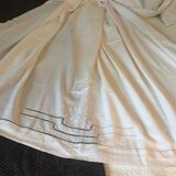 Old cotton embroidered sheet