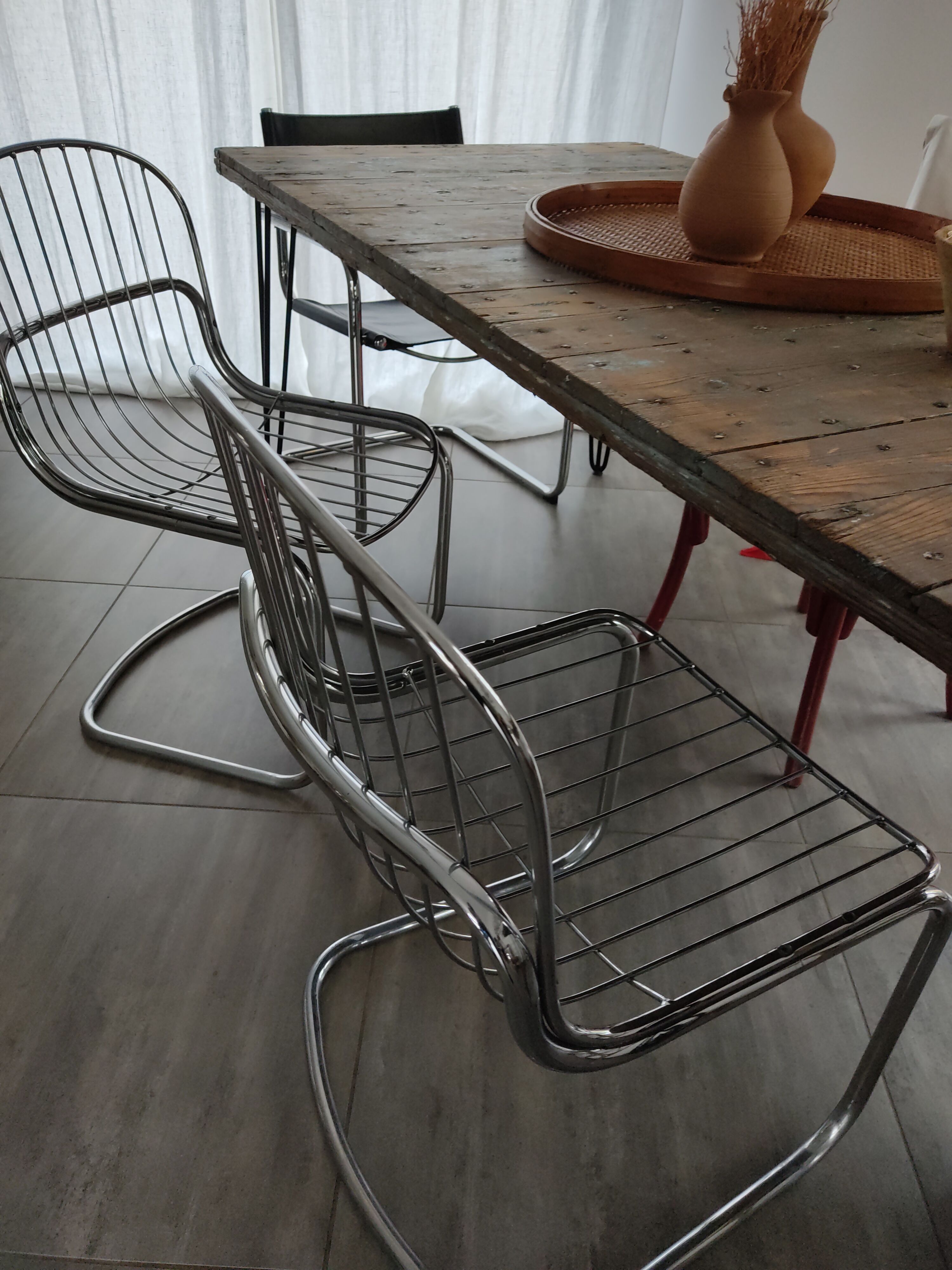 Set of 4 Gastone Rinaldi chairs